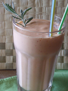 Una foto de Batido de albaricoques