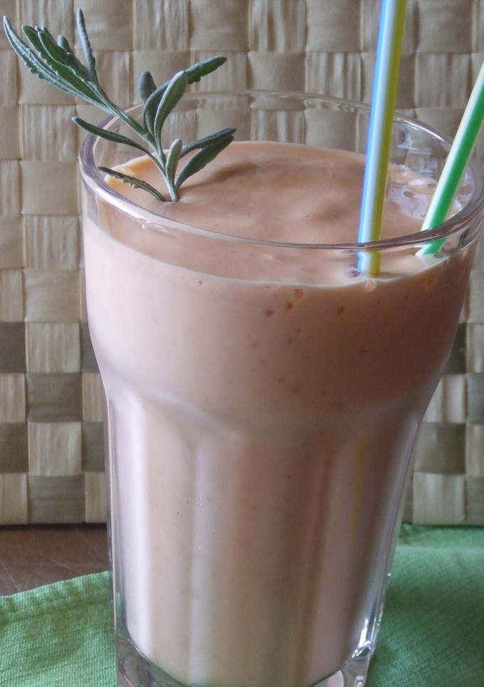 Una foto de Batido de albaricoques