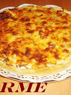 Una foto de Quiche de gambas y setas