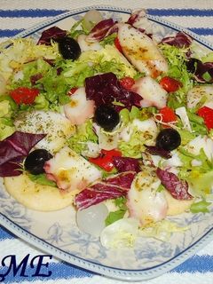 Una foto de Ensaladilla de pulpo