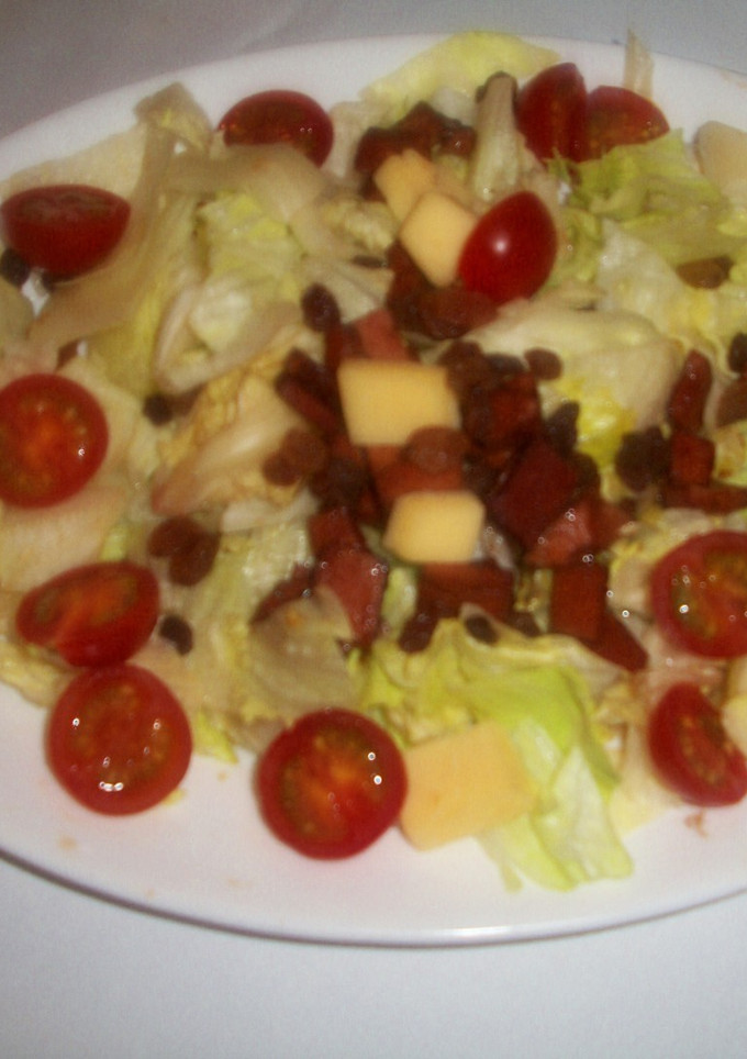 Una foto de Ensalada templada CLUB