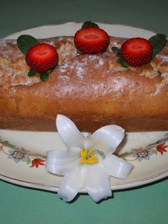 Una foto de Cake de bananas y semillas de amapola