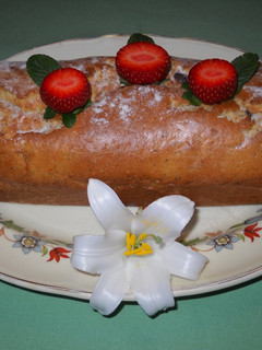 Una foto de Cake de bananas y semillas de amapola