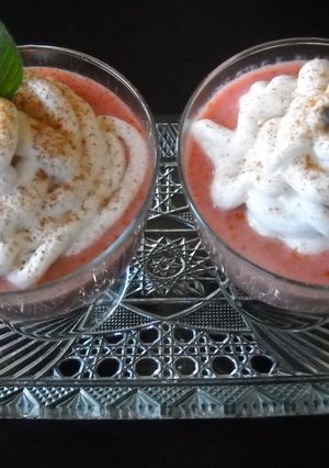 Una foto de Copa de mousse de fruta