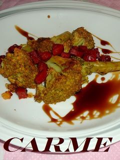 Una foto de Brócoli salteado con chorizo picante