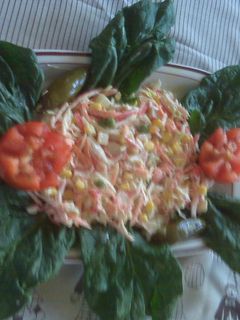 Una foto de Ensalada de surimi