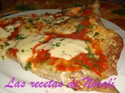 Una foto de matambre a la pizza