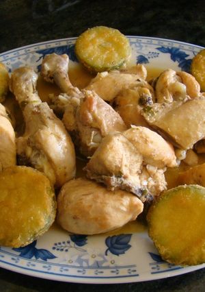 Una foto de Pollo con coñac de la yaya Flora