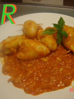 Una foto de Calamares a la mallorquina