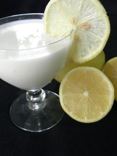 Una foto de Batido cremoso de limón