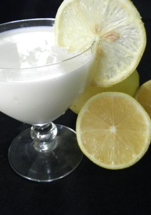 Una foto de Batido cremoso de limón