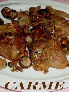 Una foto de Chuletas de cordero al horno con romero