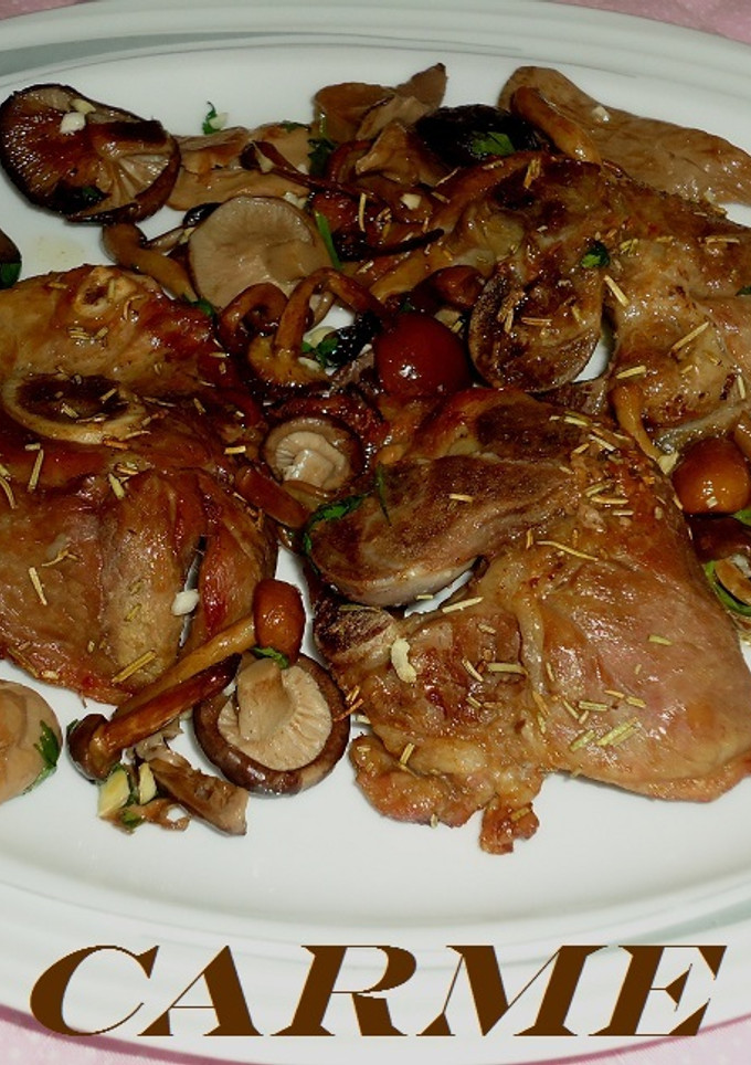 Una foto de Chuletas de cordero al horno con romero