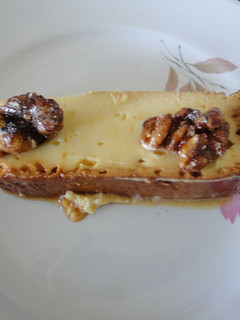 Una foto de Flan de mascarpone