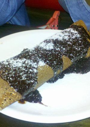 Una foto de Omelette de chocolate
