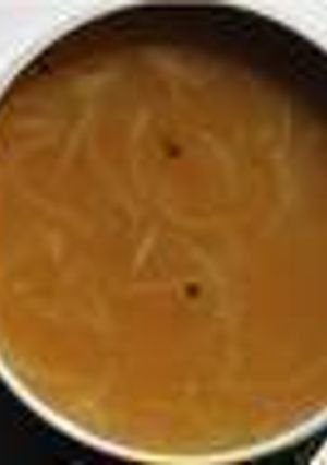 Una foto de Crema de cebolla