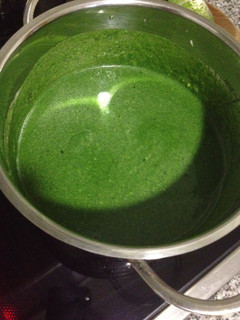 Una foto de Salsa de espinacas