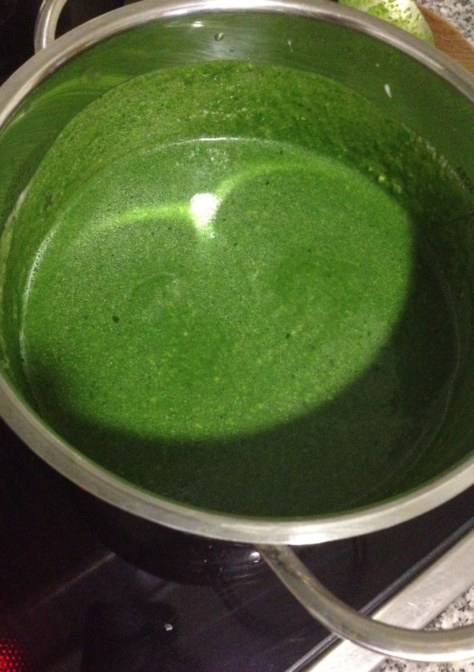 Una foto de Salsa de espinacas