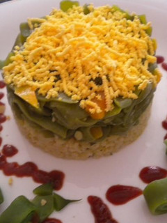 Una foto de Judias verdes con arroz blanco