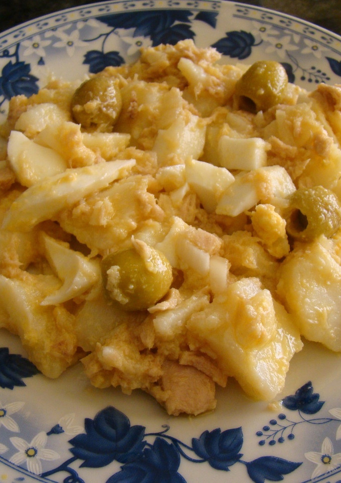 Una foto de Ensalada de patatas Murcia