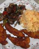 Pechuguitas de pollo azafranadas