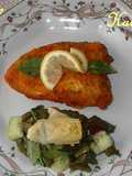 Filetes de panga al ajo y limón