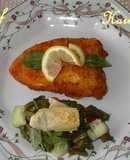 Filetes de panga al ajo y limón