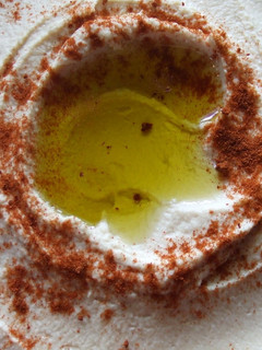 Una foto de Crema de garbanzos y queso fresco con páprika