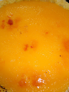 Una foto de Tarta de crema catalana