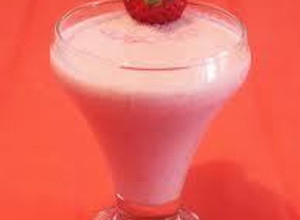 Una foto de Batido de fresas, plátano y manzana