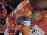 Aperitivo de gambas, quisquillas, clochinas y cañaillas