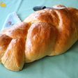 Pan brioche trenzado
