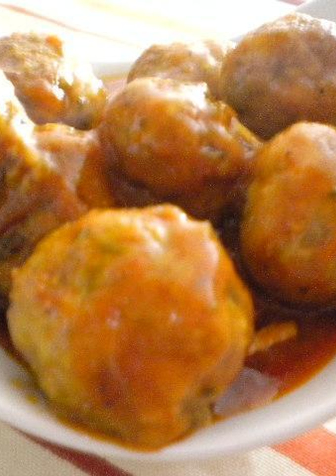 Una foto de Albóndigas con verduras y setas