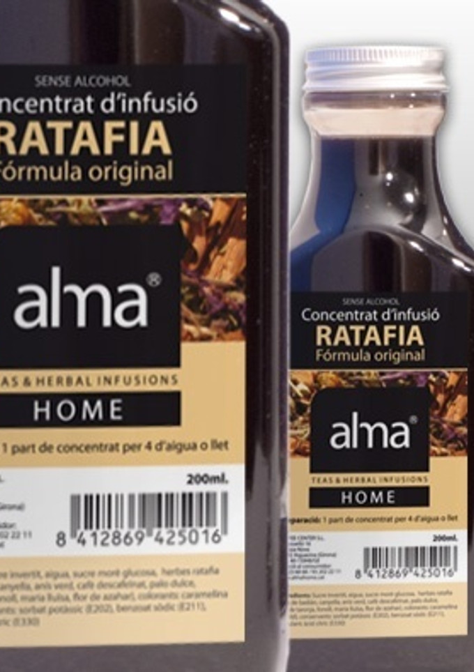 Una foto de Flan de Ratafia