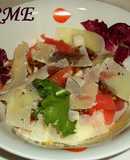 Ensalada de endivias y salmón ahumado