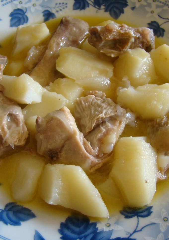 Una foto de Patatas guisadas con cordero