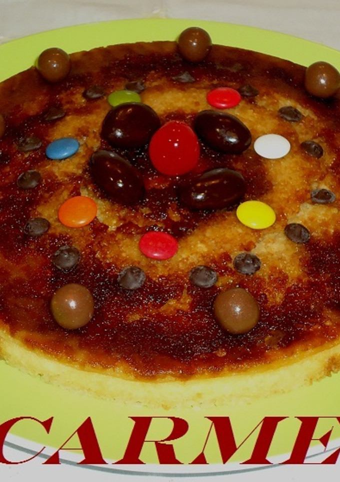 Una foto de Tarta de almendras en microondas