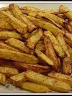Una foto de Batatas fritas picantes