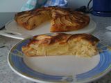 Tarta de manzanas con yogur