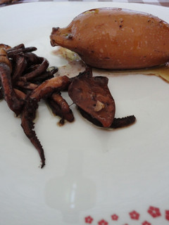 Una foto de Calamares rellenos de avellanas