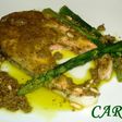 Salmón con salsa fresca al pesto