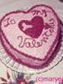 Una foto de Tarta corazón San Valentín