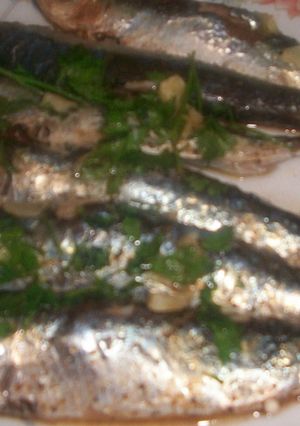 Una foto de Sardinas en papillote al microondas