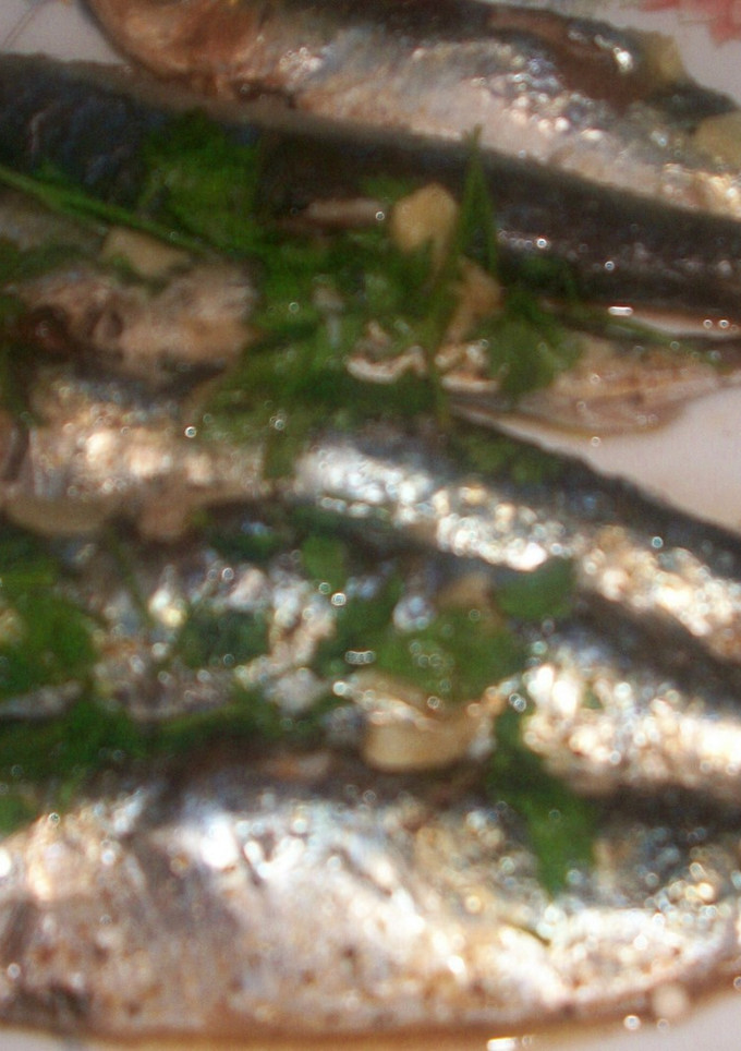 Una foto de Sardinas en papillote al microondas