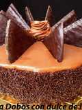 Tarta dobos con dulce de leche