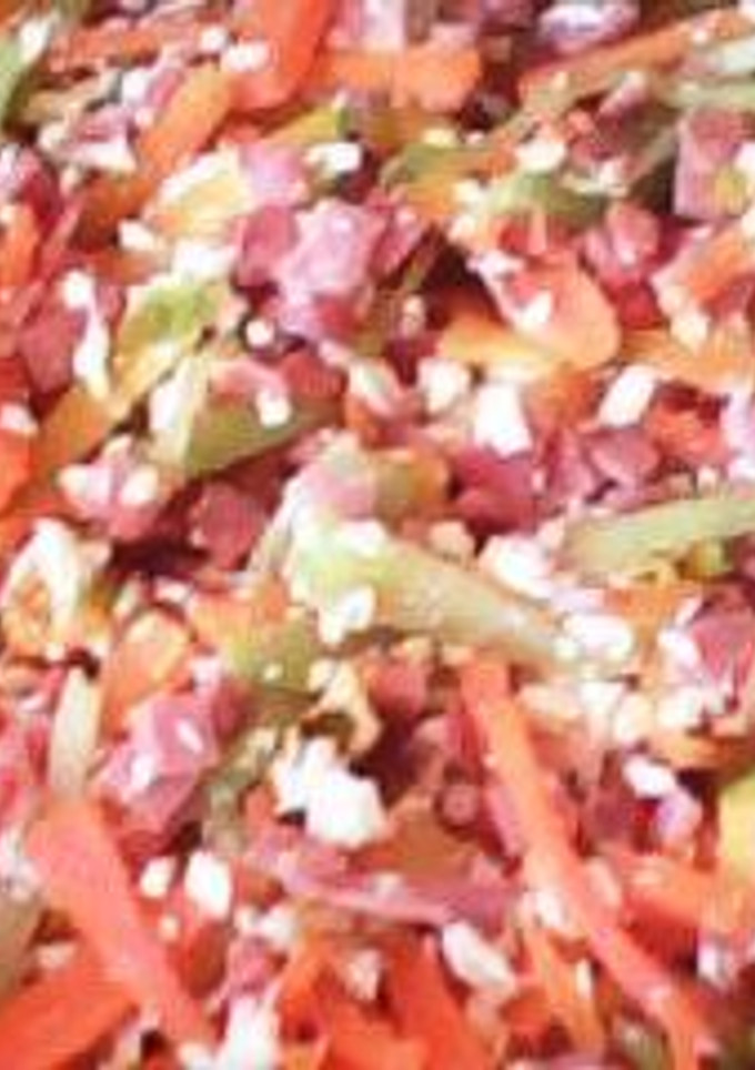 Una foto de Revoltijo de guatila con verduras