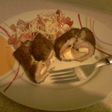 Rollito de bistec de cerdo