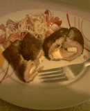 Rollito de bistec de cerdo