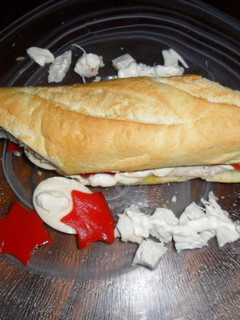 Una foto de Bocadillo de pavo