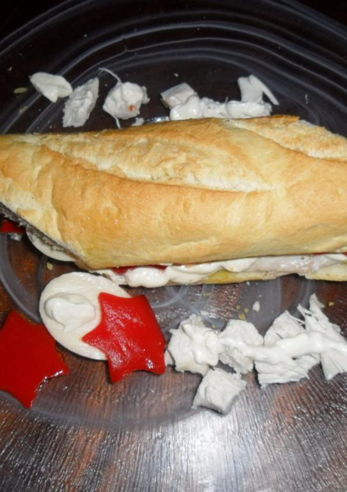Una foto de Bocadillo de pavo